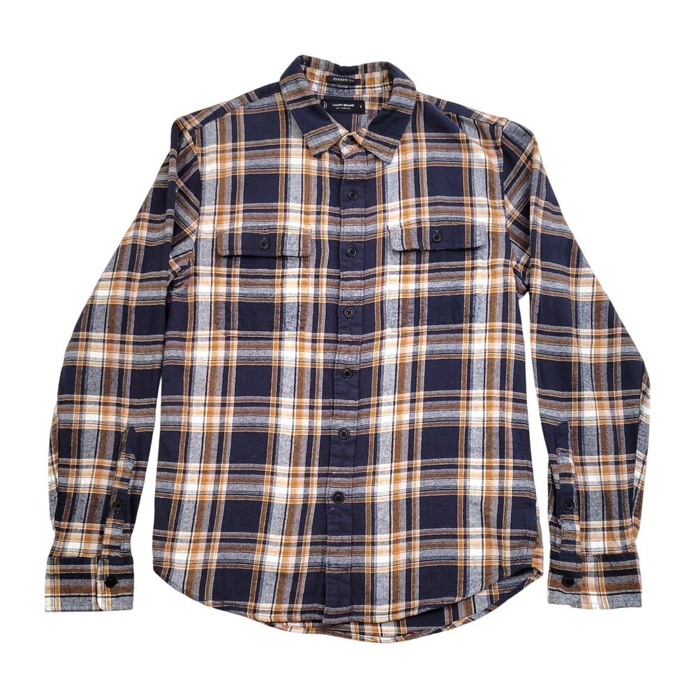 Lucky Brand Classic Fit Flannel Shirt Men's Small